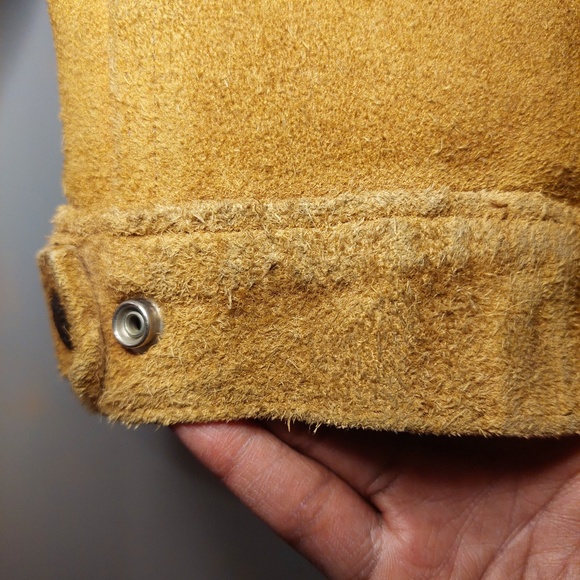 Pre-Owned Vintage 1960s Levi's Big E Suede Leather Jacket | Size XS - Picture 4 of 11